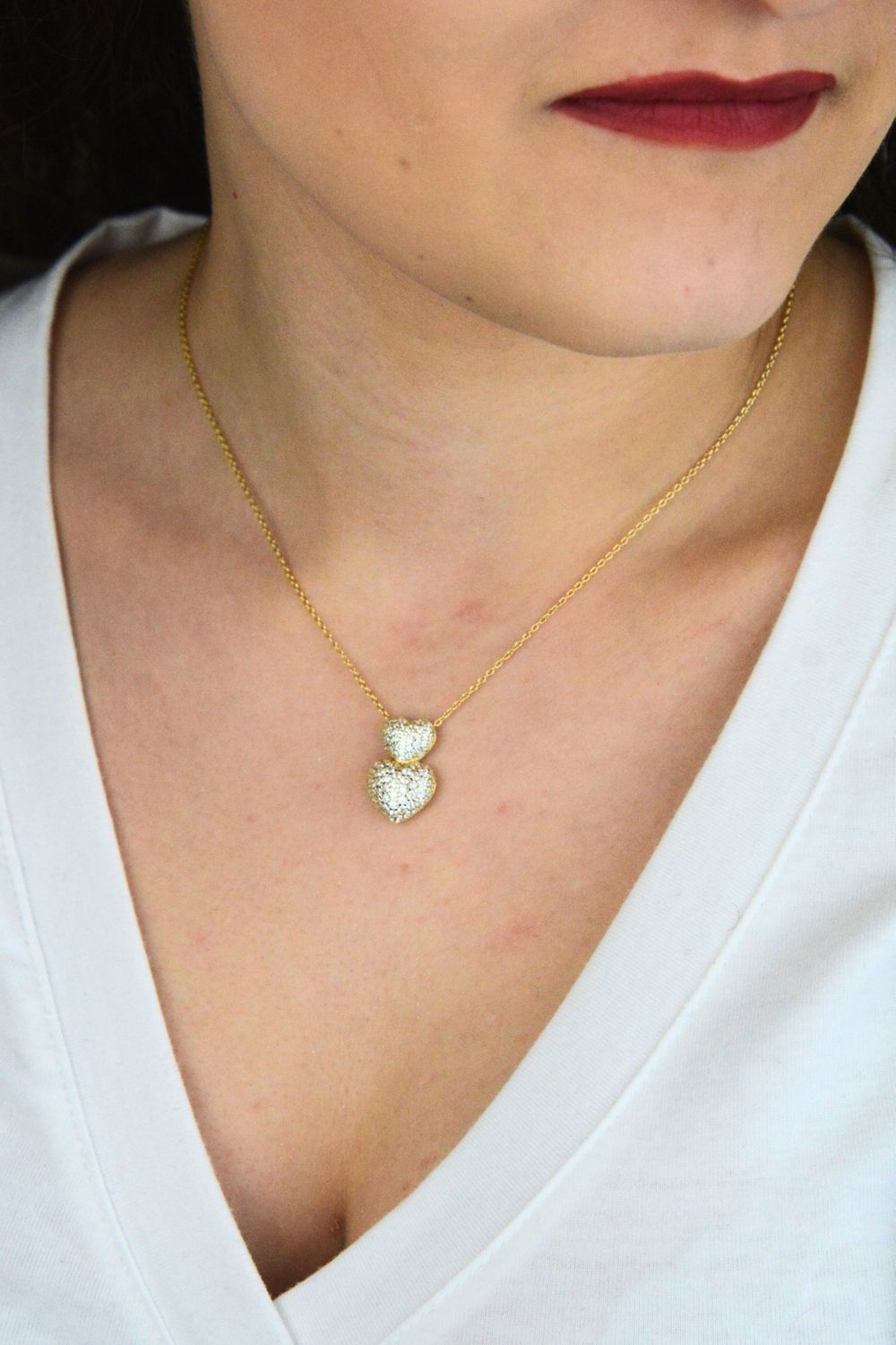 Naszyjnik Nomination LifePoetry z podwójnym pozłacanym sercem z bambusa i białymi cyrkoniami (2).jpg